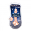 Silexpan Hypoallergenic Silicone Dildo with Balls - 7 Inch (packaged)