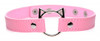 Kinky Kitty Ring Slim Choker - Pink