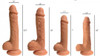 Easy Riders Dual Density Silicone Dildo - 9 Inch