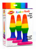 Rainbow Ready Silicone Anal Set (packaged)