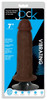 Jock Dark Vibrating Dildo - 7 Inch (packaged)