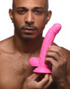 7.5 Inch Dildo with Balls - Pink