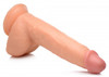 Beefy Brad 9 inch Dildo with Balls - Light