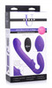 10X Remote Control Ergo-Fit G-Pulse Inflatable and Vibrating Strapless Strap-on - Purple (packaged)