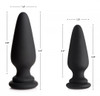 Large Anal Plug with Interchangeable Fox Tail - White