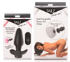 Large Vibrating Anal Plug with Interchangeable Bunny Tail - White (packaged)