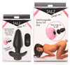 Large Vibrating Anal Plug with Interchangeable Bunny Tail - Pink (packaged)