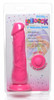 7 Inch Silicone Dildo - Cherry (packaged)