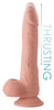 Thrusting and Vibrating 8 Inch Dildo - Light (CN-18-0926-10)