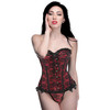 Scarlet Seduction Lace-up Corset and Thong - Large (AG993-L)