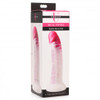 Swirl Realistic Silicone Dildo - Pink (packaged)