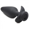 Interchangeable 10X Vibrating Silicone Anal Plug with Remote