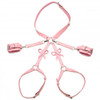 Pink Bondage Thigh Harness with Bows