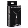 10X Vibrating Silicone Teardrop Necklace (packaged)