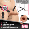2 Inch Erection 28X Smooth Vibrating Silicone Penis Sheath with Remote