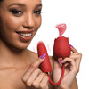 10X Romping Rose Suction and Thrusting Vibrator (AH147)
