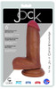 Jock Medium Suction Cup Dildo with Balls (packaged)