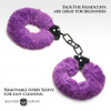 Cuffed in Fur Furry Handcuffs - Purple