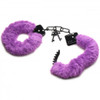 Cuffed in Fur Furry Handcuffs - Purple