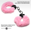 Cuffed in Fur Furry Handcuffs - Pink (AG937-Pink)