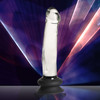 Glass Dildo with Silicone Base - 7.6 Inch (CN-10-0552-00)