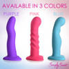 21X Vibrating Ribbed Silicone Dildo