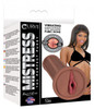 Mistress Sia BioSkin Vibrating Pussy Stroker - Brown (packaged)