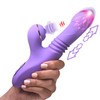 Pro-Thrust Max 14X Thrusting and Pulsing Silicone Rabbit (AH361)