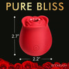 The Perfect Rose Clitoral Stimulator - Red