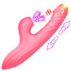 Candy-Thrust Silicone Thrusting and Sucking Rabbit Vibrator (AH401)