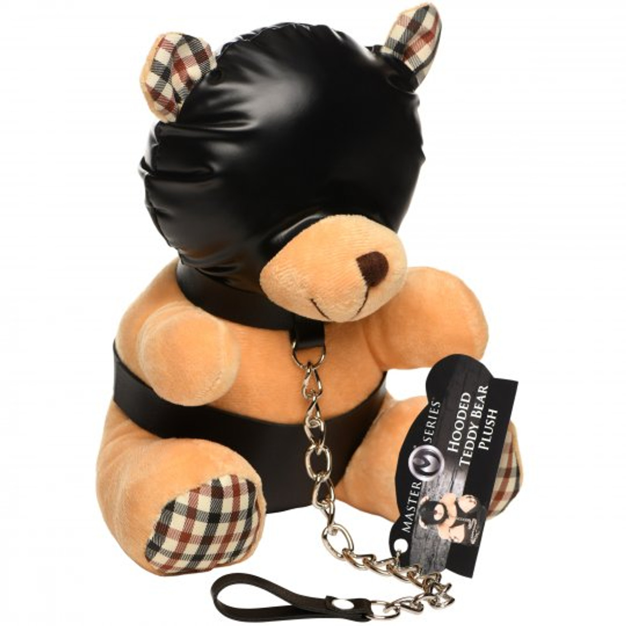 Ball Gagged Teddy Bear Keychain Kinky Bondage Cuffs BDSM Gag Gift Novelty  Kink