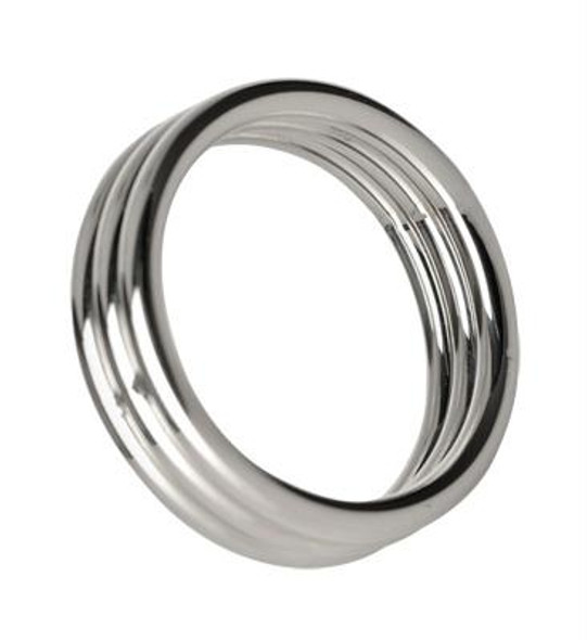 Echo 2 Inch Stainless Steel Triple Cock Ring (AD129-ML)