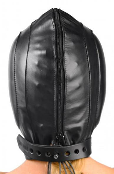 Padded Leather Hood - Medium/Large