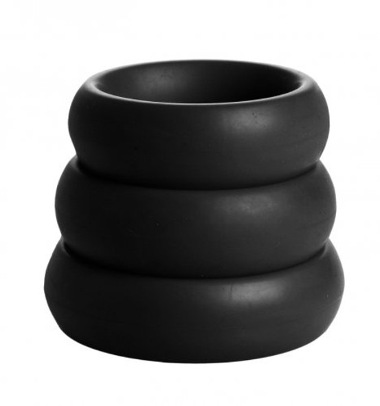 3 Piece Silicone Cock Ring Set