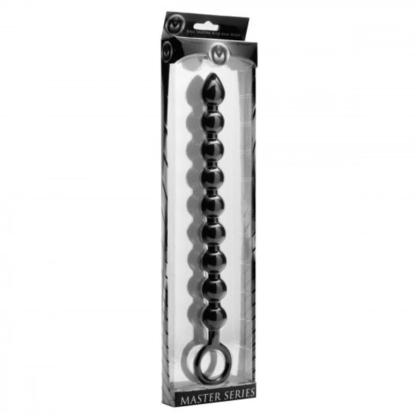 Pathicus Nine Bulb Silicone Anal Beads (packaged)