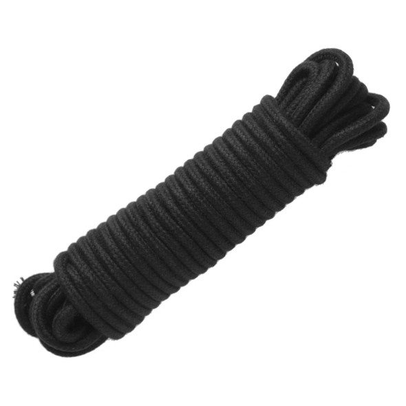 32 Foot Cotton Bondage Rope - Black (AD552-Black)