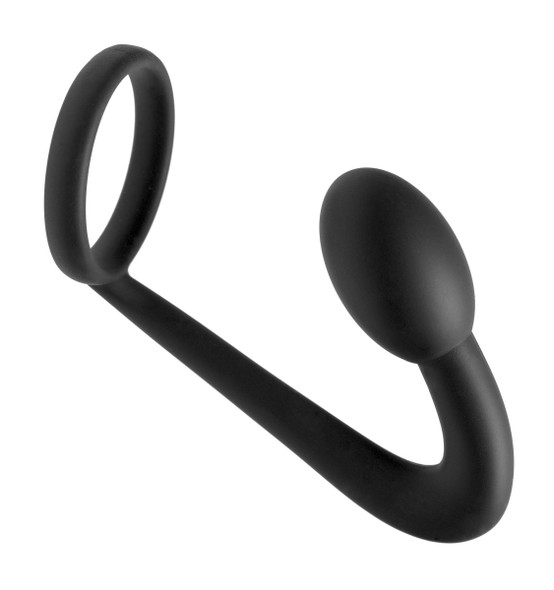 Prostatic Play Explorer Silicone Cock Ring and Prostate Plug (AE389)