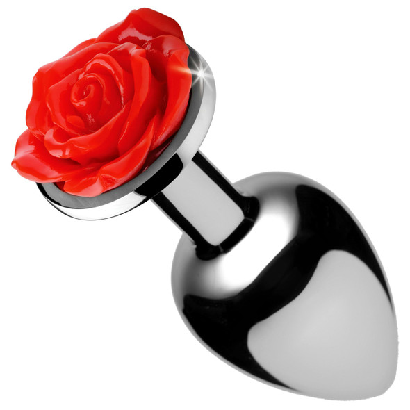 Red Rose Anal Plug- Large (AF634-Large)