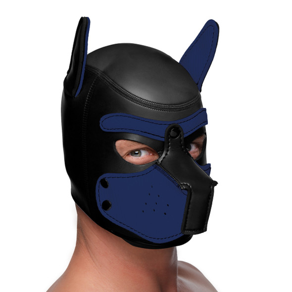 Spike Neoprene Puppy Hood - Blue (AG292-Blue)