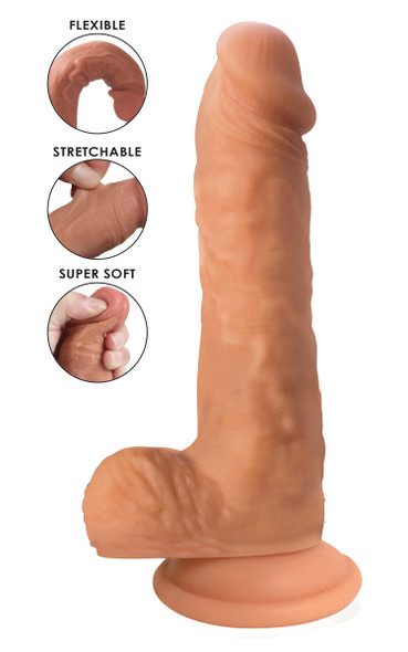 Easy Riders Dual Density Silicone Dildo - 6 Inch (CN-18-0922-10)