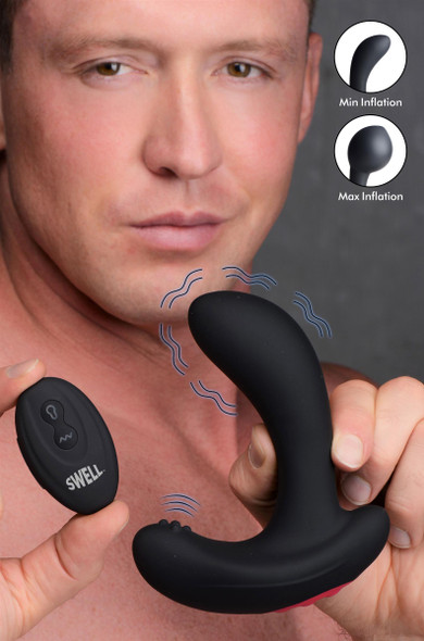 10X Inflatable and Vibrating Silicone Prostate Plug (AG585)