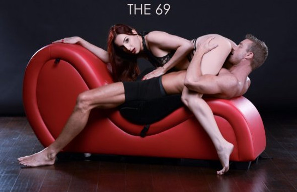 Kinky Couch Sex Chaise Lounge - Red
