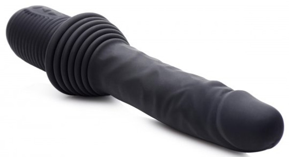 10X Silicone Vibrating and Thrusting Dildo