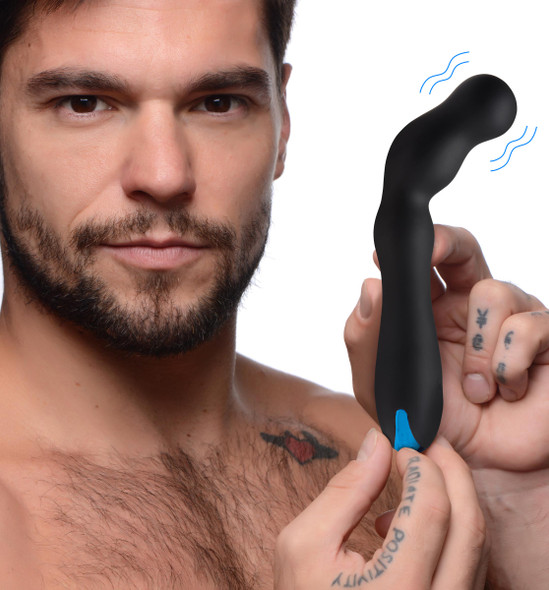 12X Silicone Beaded Prostate Vibrator (AG867)