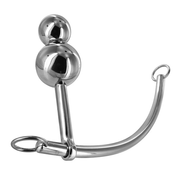 DuoSphere Anal Plug and Bondage Hook (AC682)