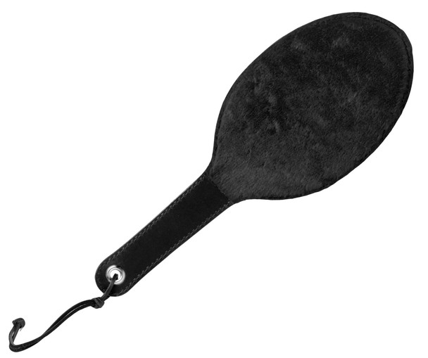 Strict Leather Round and Fur Paddle (DU800) 