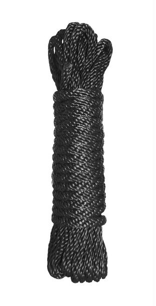 Premium Black Nylon Bondage Rope Length (ST005-10) 