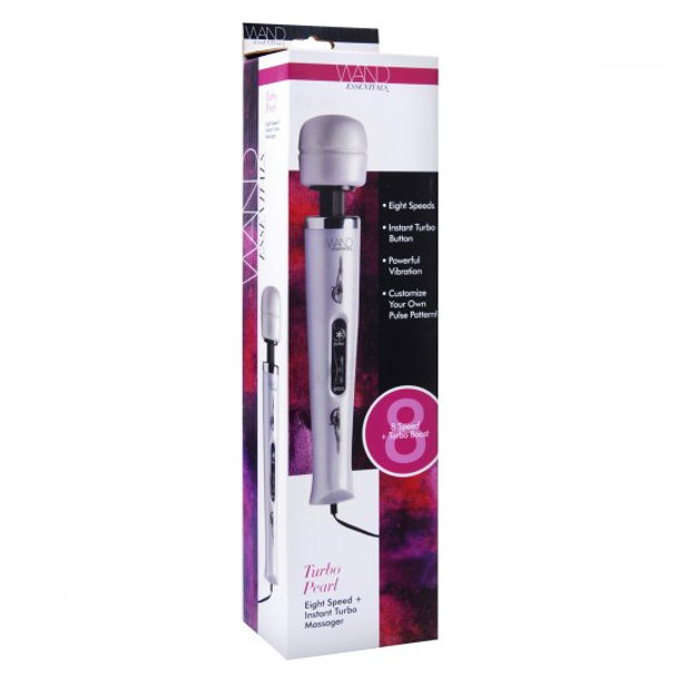 Wand Essentials 8 Speed Turbo Pearl Massager - 110V (packaged)