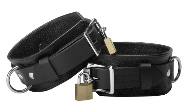 Strict Leather Deluxe Locking Cuffs  (SV510-ANKLE)