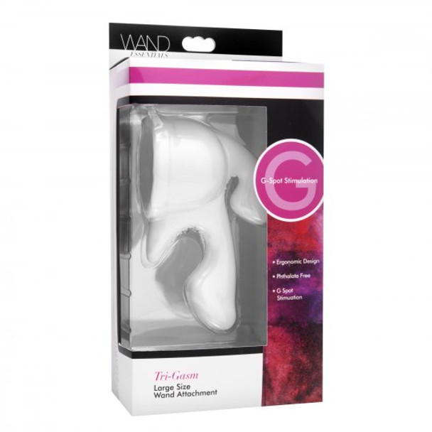 Wand Essentials Tri-Gasm Attachment (packaged)